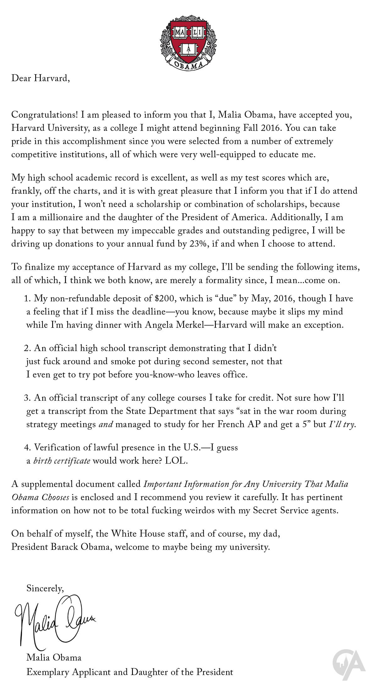 Harvard additional essay college confidential