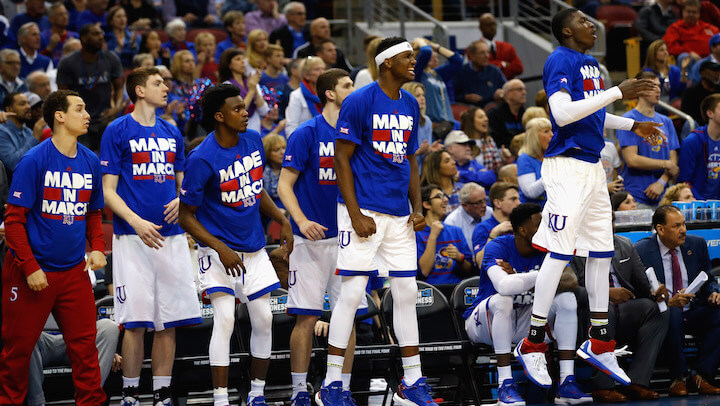 KU players carefully watching Jackson's relationship status (Getty)